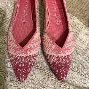 Rothy’s Pink Plaid Points Size 9.5